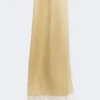 Leinenstola mit Fransen, beige Leinenstola mit Fransen, beige