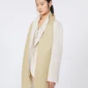 Leinenstola mit Fransen, beige Leinenstola mit Fransen, beige