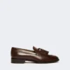 Loafer aus Leder mit Quasten, kakaobraun Loafer aus Leder mit Quasten, kakaobraun