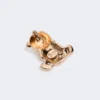 Metallbrosche mit Strasssteinen, gold Metallbrosche mit Strasssteinen, gold