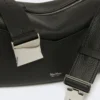 Mikro-Handtasche aus mattem Leder, schwarz Mikro-Handtasche aus mattem Leder, schwarz