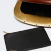 Mittlere Bouba-Tasche aus Leder, schwarz