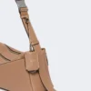 Mittlere Leder-Umhängetasche, braun Mittlere Leder-Umhängetasche, braun