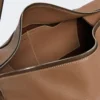 Mittlere Leder-Umhängetasche, braun Mittlere Leder-Umhängetasche, braun