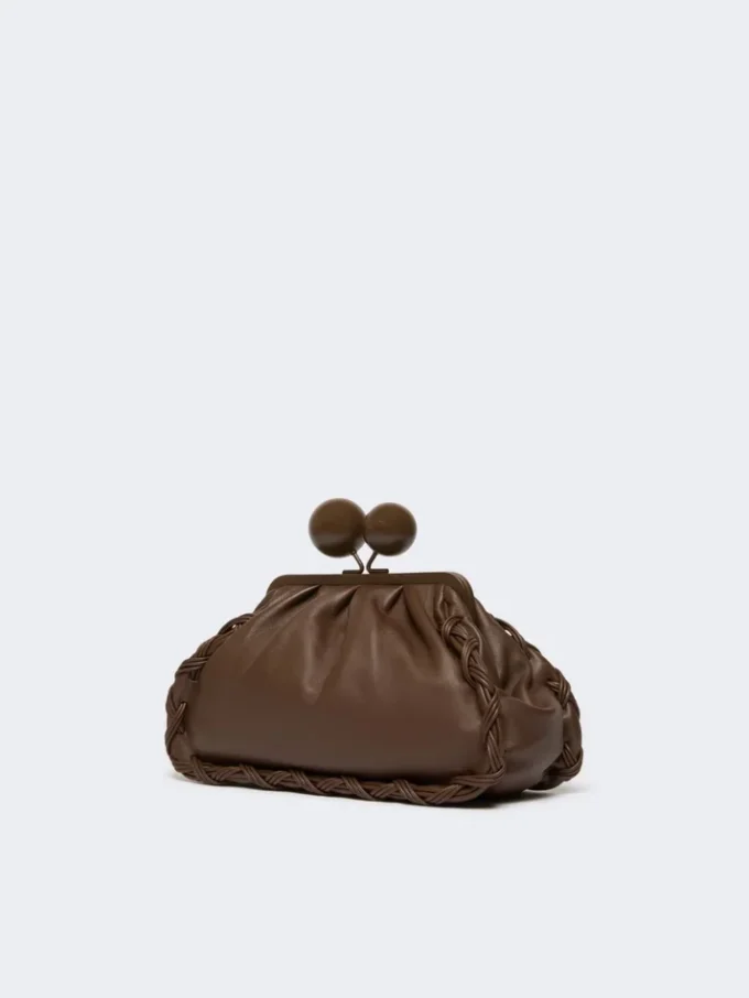 Mittlere Pasticcino-Tasche aus Nappaleder, braun Mittlere Pasticcino-Tasche aus Nappaleder, braun
