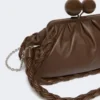 Mittlere Pasticcino-Tasche aus Nappaleder, braun Mittlere Pasticcino-Tasche aus Nappaleder, braun
