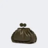 Mittlere Pasticcino-Tasche aus Nappaleder, khaki Mittlere Pasticcino-Tasche aus Nappaleder, khaki