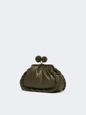 Mittlere Pasticcino-Tasche aus Nappaleder, khaki