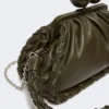 Mittlere Pasticcino-Tasche aus Nappaleder, khaki Mittlere Pasticcino-Tasche aus Nappaleder, khaki