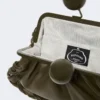 Mittlere Pasticcino-Tasche aus Nappaleder, khaki Mittlere Pasticcino-Tasche aus Nappaleder, khaki