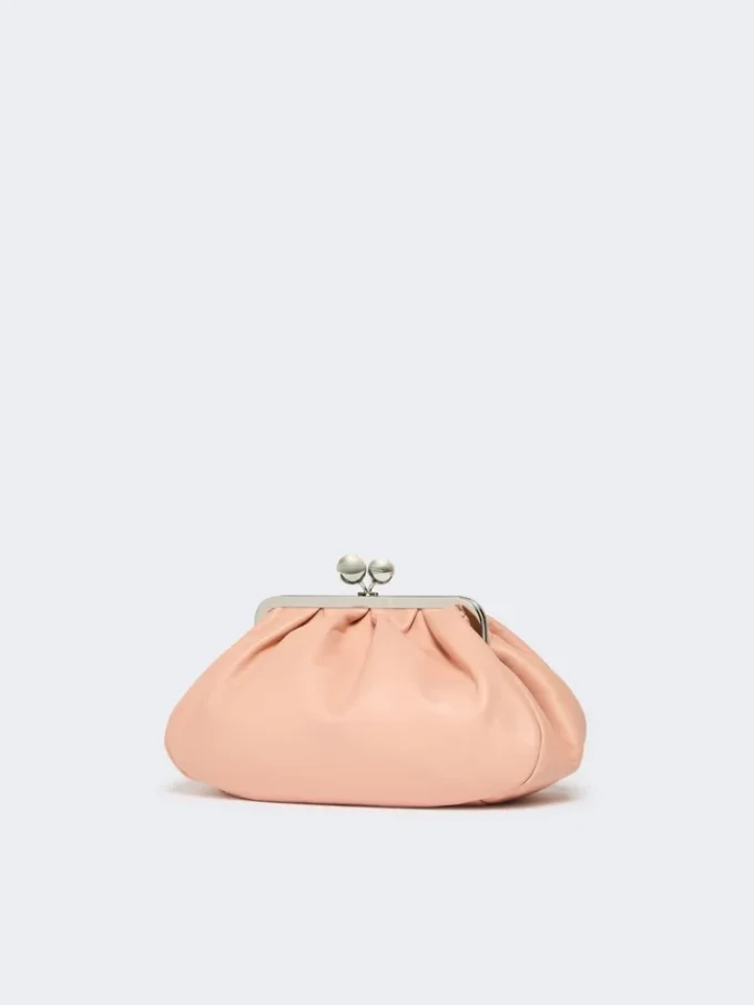 Mittlere Pasticcino-Tasche aus Schafsleder, Antikrosa Mittlere Pasticcino-Tasche aus Schafsleder, Antikrosa