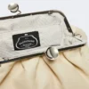 Mittlere Pasticcino-Tasche aus Schafsleder, elfenbeinfarben Mittlere Pasticcino-Tasche aus Schafsleder, elfenbeinfarben