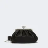 Mittlere Pasticcino-Tasche aus Schafsleder, schwarz Mittlere Pasticcino-Tasche aus Schafsleder, schwarz