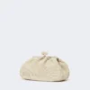 Mittlere Pasticcino-Tasche in Raffia-Optik, taubengrau Mittlere Pasticcino-Tasche in Raffia-Optik, taubengrau