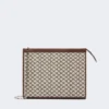 Mittlere Tasche aus Baumwolljacquard, schwarz Mittlere Tasche aus Baumwolljacquard, schwarz