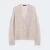 Mohair-Strickjacke, sand Mohair-Strickjacke, sand