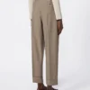 Nadelstreifen-Wollhose, haselnussbraun Nadelstreifen-Wollhose, haselnussbraun