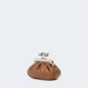 Nano Pasticcino-Tasche aus Nappa-Lammleder, tabakfarben Nano Pasticcino-Tasche aus Nappa-Lammleder, tabakfarben