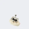 Nano Pasticcino-Tasche aus Nappalammleder, elfenbeinfarben Nano Pasticcino-Tasche aus Nappalammleder, elfenbeinfarben