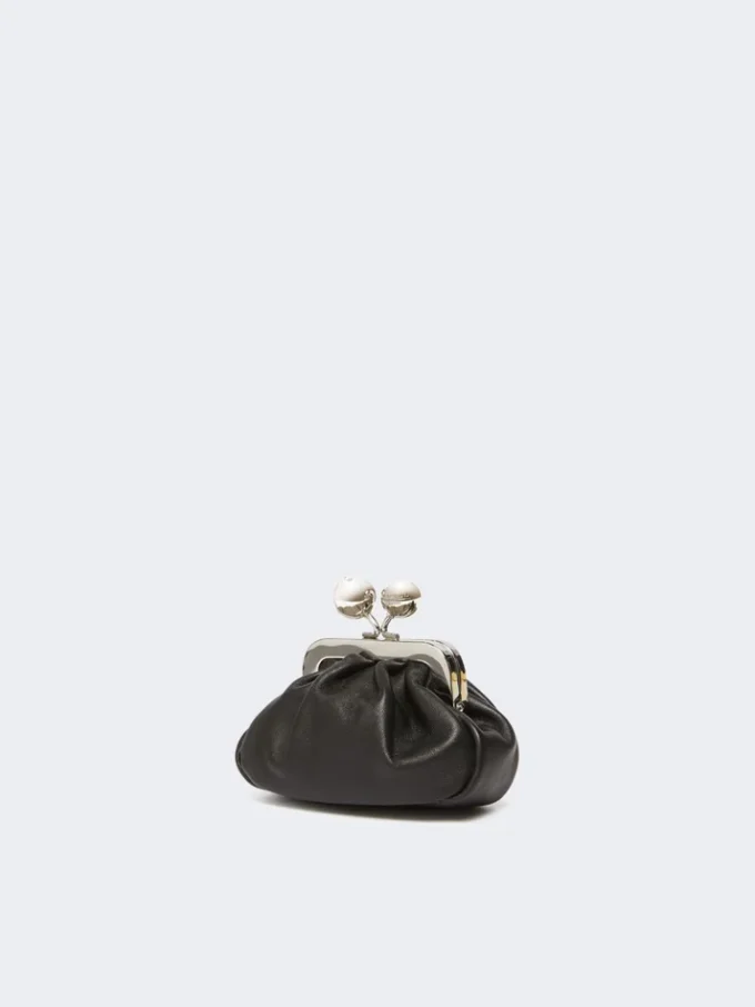 Nappa-Lammfell-Tasche „Nano Pasticcino“, schwarz Nappa-Lammfell-Tasche „Nano Pasticcino“, schwarz