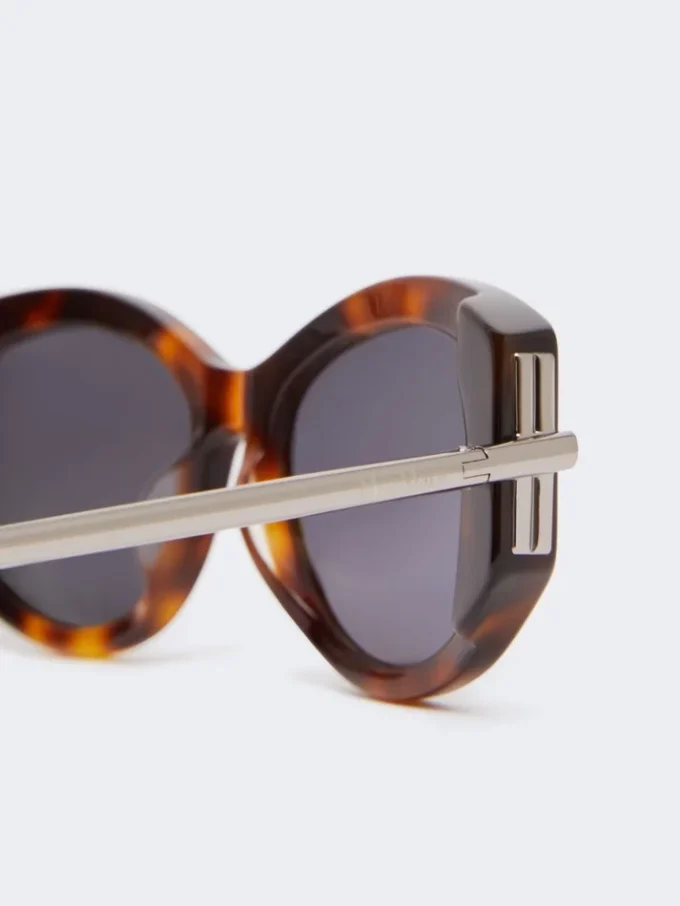 Ovale Sonnenbrille, bronze-braun