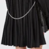 Overshirt mit Plissee-Detail, schwarz Overshirt mit Plissee-Detail, schwarz