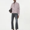 Oversize-Baumwollhemd, bordeauxrot Oversize-Baumwollhemd, bordeauxrot