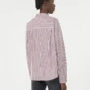 Oversize-Baumwollhemd, bordeauxrot Oversize-Baumwollhemd, bordeauxrot