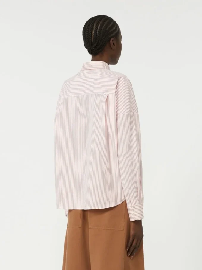 Oversize-Baumwollhemd, rosa Oversize-Baumwollhemd, rosa