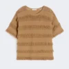 Oversized-Pullover aus Viskose mit Muster, Desert Oversized-Pullover aus Viskose mit Muster, Desert
