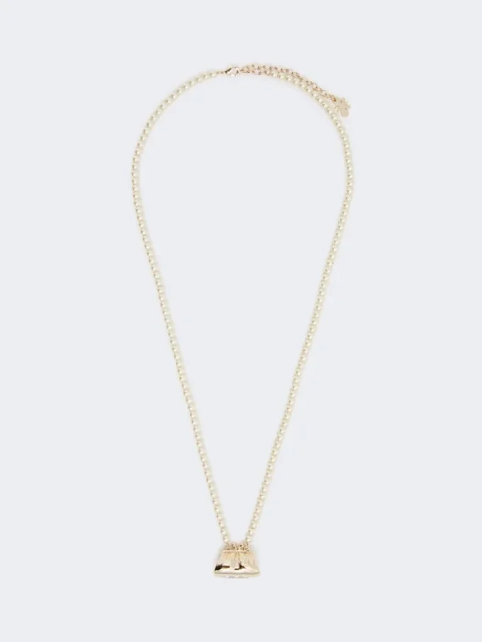 Pasticcino-Anhänger-Choker-Halskette, Gold