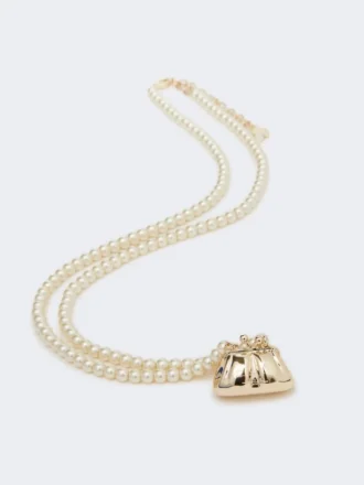Pasticcino-Anhänger-Choker-Halskette, Gold