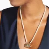 Pasticcino-Anhänger-Choker-Halskette, Gold