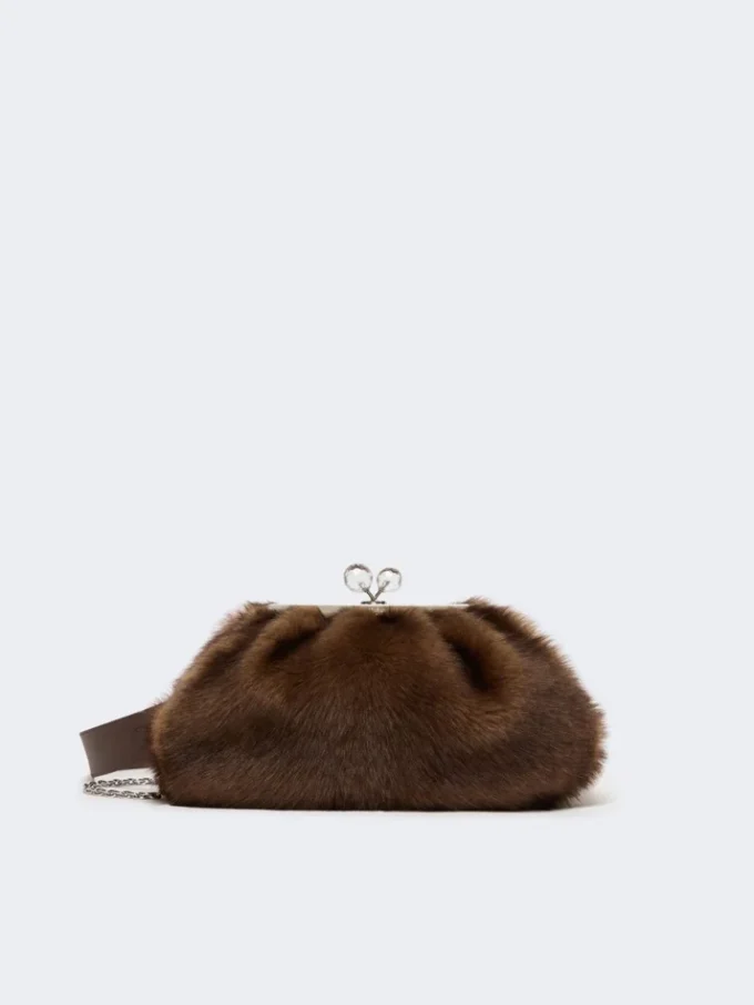 Pasticcino-Tasche aus Schafsleder, mittelgroß, karamellfarben Pasticcino-Tasche aus Schafsleder, mittelgroß, karamellfarben