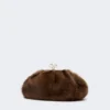 Pasticcino-Tasche aus Schafsleder, mittelgroß, karamellfarben Pasticcino-Tasche aus Schafsleder, mittelgroß, karamellfarben
