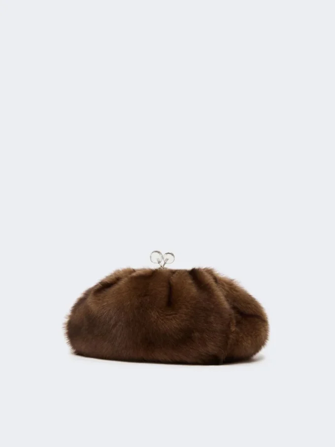 Pasticcino-Tasche aus Schafsleder, mittelgroß, karamellfarben Pasticcino-Tasche aus Schafsleder, mittelgroß, karamellfarben