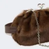 Pasticcino-Tasche aus Schafsleder, mittelgroß, karamellfarben Pasticcino-Tasche aus Schafsleder, mittelgroß, karamellfarben