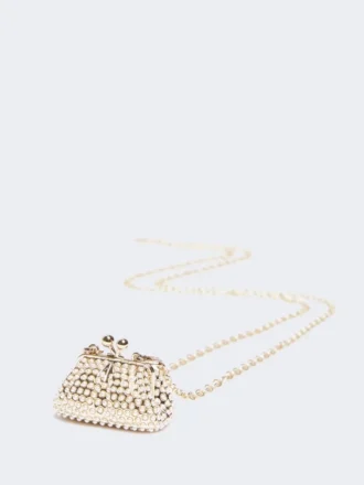 Pasticcino-Taschen-Anhänger-Halskette, Gold