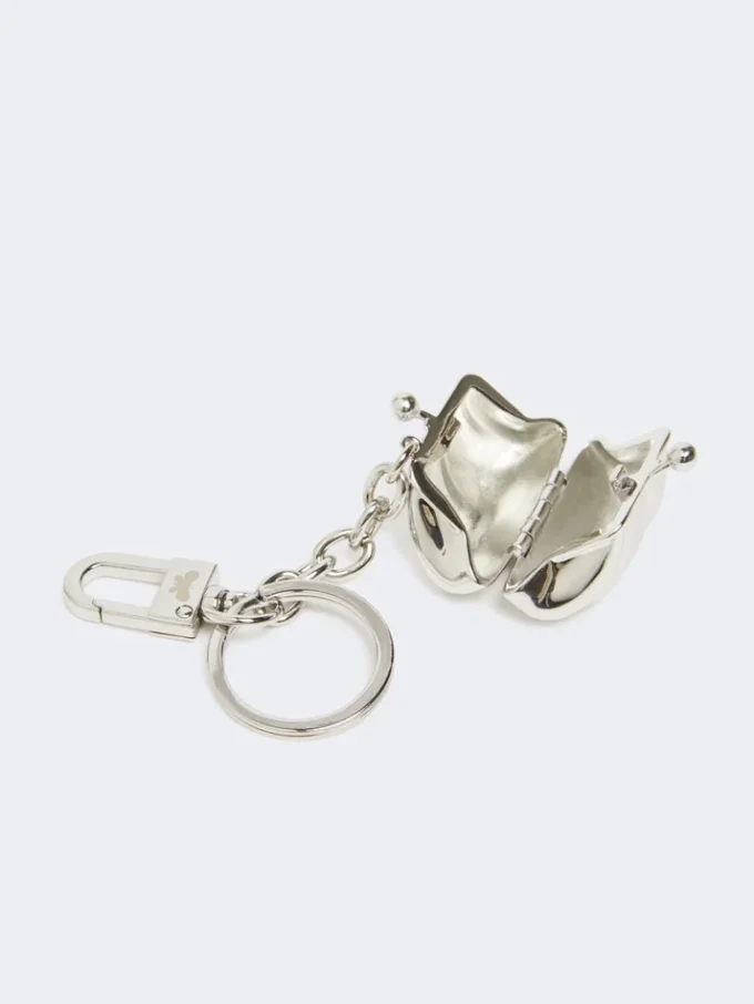 Pasticcino-Taschen-Schlüsselanhänger, silber Pasticcino-Taschen-Schlüsselanhänger, silber