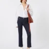 Shopper-Tasche aus Leder mit S-Schnalle, rostrot Shopper-Tasche aus Leder mit S-Schnalle, rostrot