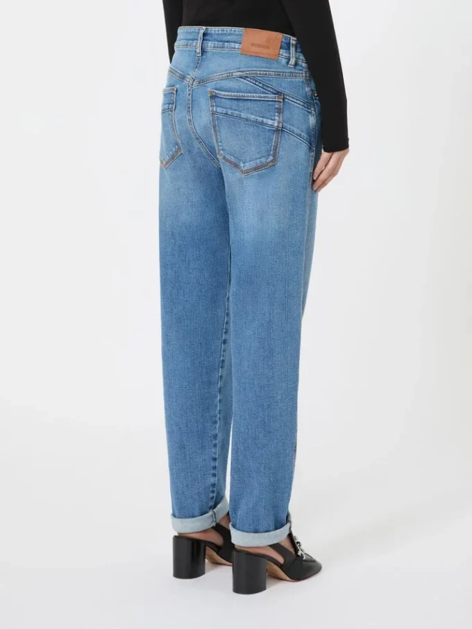 Perfekte Boyfriend-Jeans, ultramarinblau Perfekte Boyfriend-Jeans, ultramarinblau