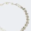 Perlen- und Metallkette, silber Perlen- und Metallkette, silber