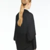 Plissierter Stoff-Bolero, schwarz Plissierter Stoff-Bolero, schwarz