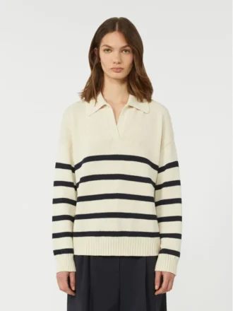 Pullover aus Baumwollgarn, marineblau