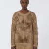 Pullover aus Baumwollmesh, Desert Pullover aus Baumwollmesh, Desert