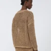 Pullover aus Baumwollmesh, Desert Pullover aus Baumwollmesh, Desert