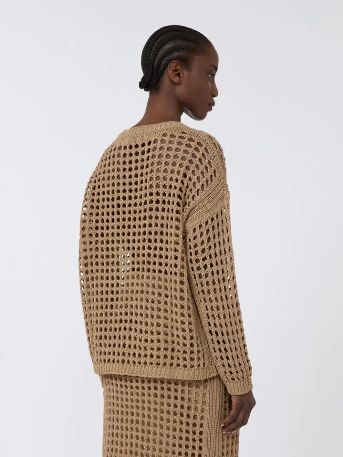 Pullover aus Baumwollmesh, Desert Pullover aus Baumwollmesh, Desert