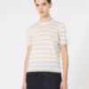 Pullover aus Kaschmir- und Seidengarn, beige Pullover aus Kaschmir- und Seidengarn, beige