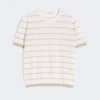 Pullover aus Kaschmir- und Seidengarn, beige Pullover aus Kaschmir- und Seidengarn, beige