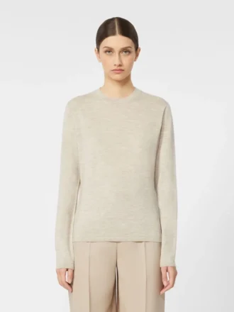 Pullover aus Kaschmirgarn, beige